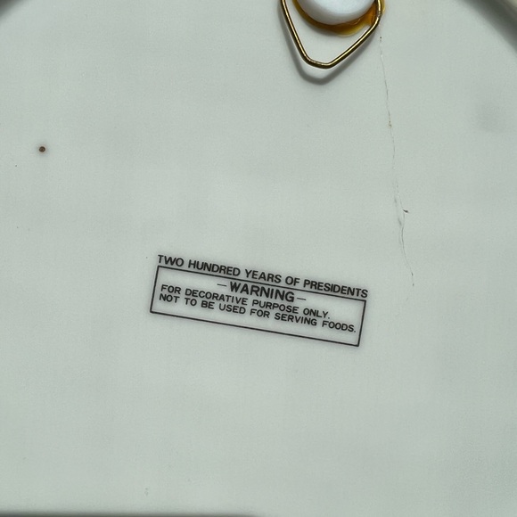 Jimmy Carter collectible plate “200 years of presidents” - commemorative - Picture 7 of 9
